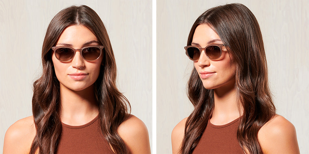 SALT.® GARLAND SAL GARLAND 004 51 - Taupe/Polarized CR39 Lovers Soul Lens Sunglasses