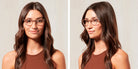 SALT.® GARLAND 48 RX SAL GARLAND 48 RX 002 48 - Taupe Eyeglasses