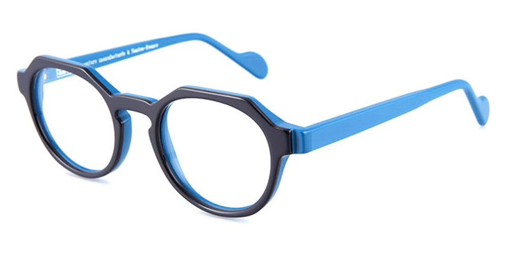NaoNed® Gazilieg NAO Gazilieg C030 46 - Dark Grey / Peacock Blue Eyeglasses