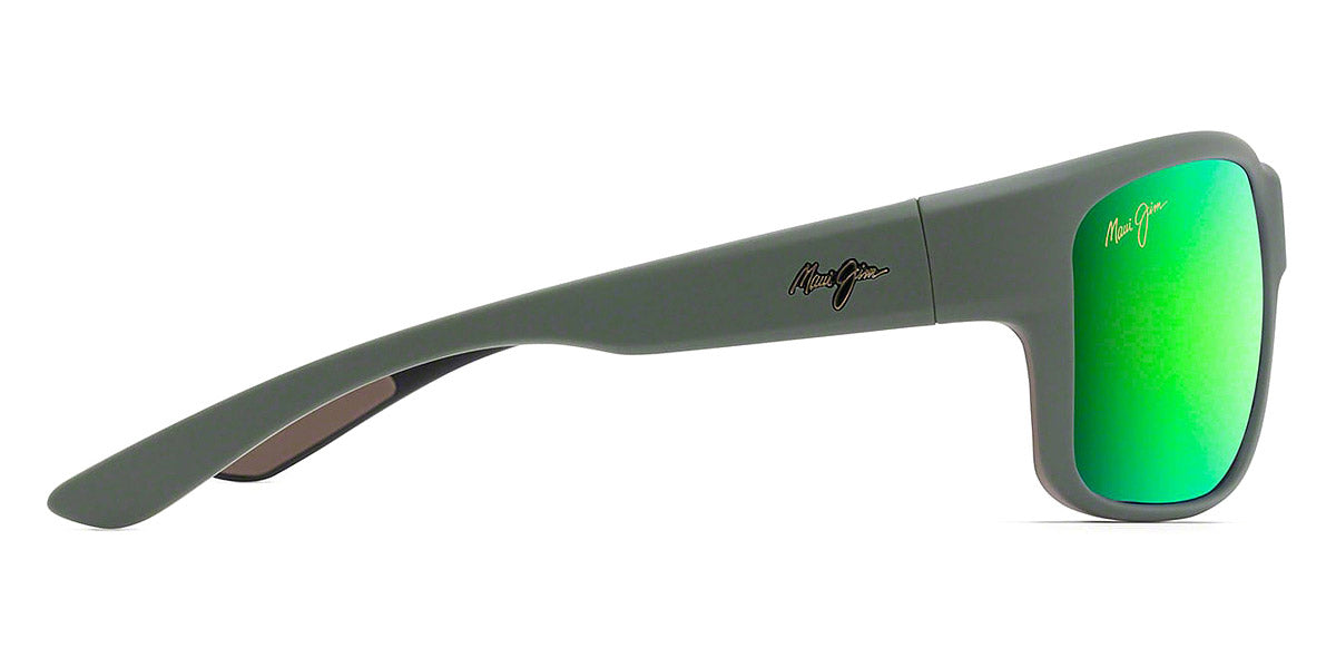 Maui Jim® Southern Cross MAU Southern Cross GM815-54CM 63 - Soft Matte Khaki with Brown and Black/MAUIGreen® Sunglasses
