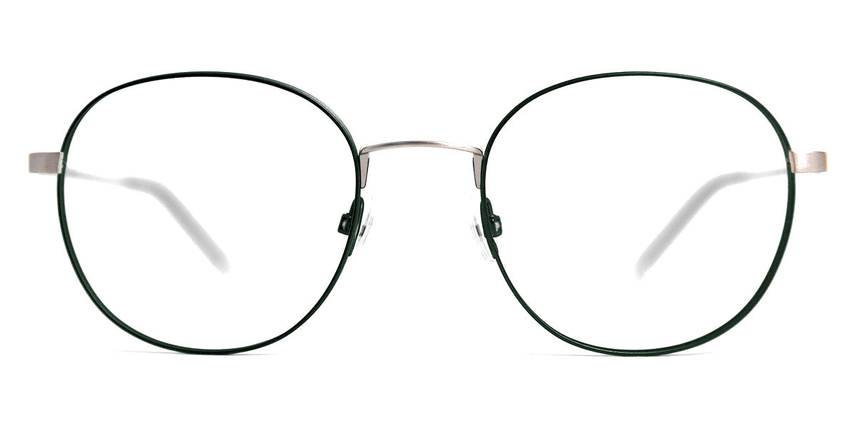 Götti® Arik GOT OP Arik SB-GR 51 - Green/Silver Brushed Eyeglasses