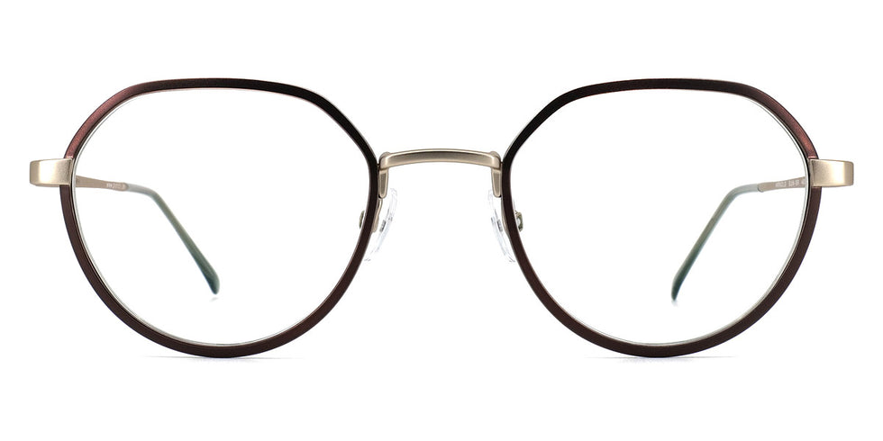 Götti® Arnold GOT OP Arnold GUN-BR 49 - Gunmetal/Brown Matte Eyeglasses
