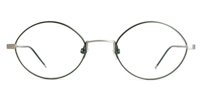 Götti® Arny GOT OP Arny SLB-GR 49 - Silver Brushed/Green Eyeglasses