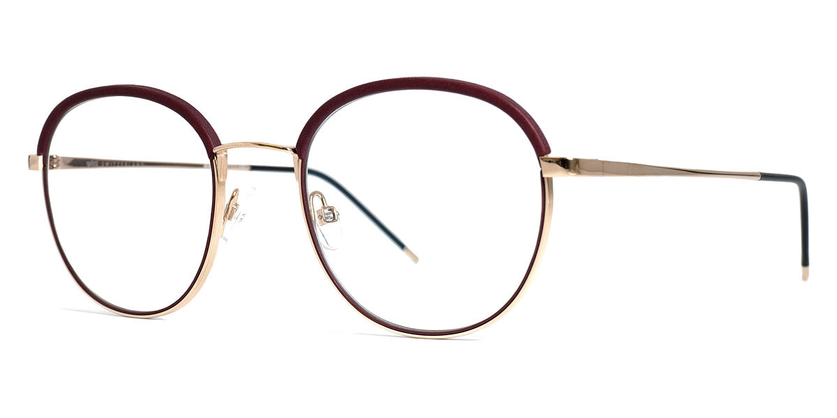 Götti® Aston GLS-RUBY 50 GOT Aston GLS-RUBY 50 - Gold Shiny/Ruby Eyeglasses