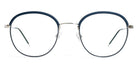 Götti® Aston GOT OP Aston SLS-DENIM 50 - Silver Shiny/Denim Eyeglasses