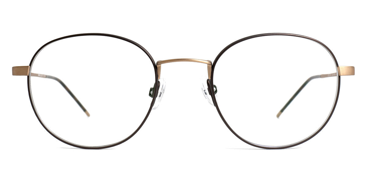 Götti® Austin GOT OP Austin GLB-BRM 48 - Gold Brushed/Brown Eyeglasses