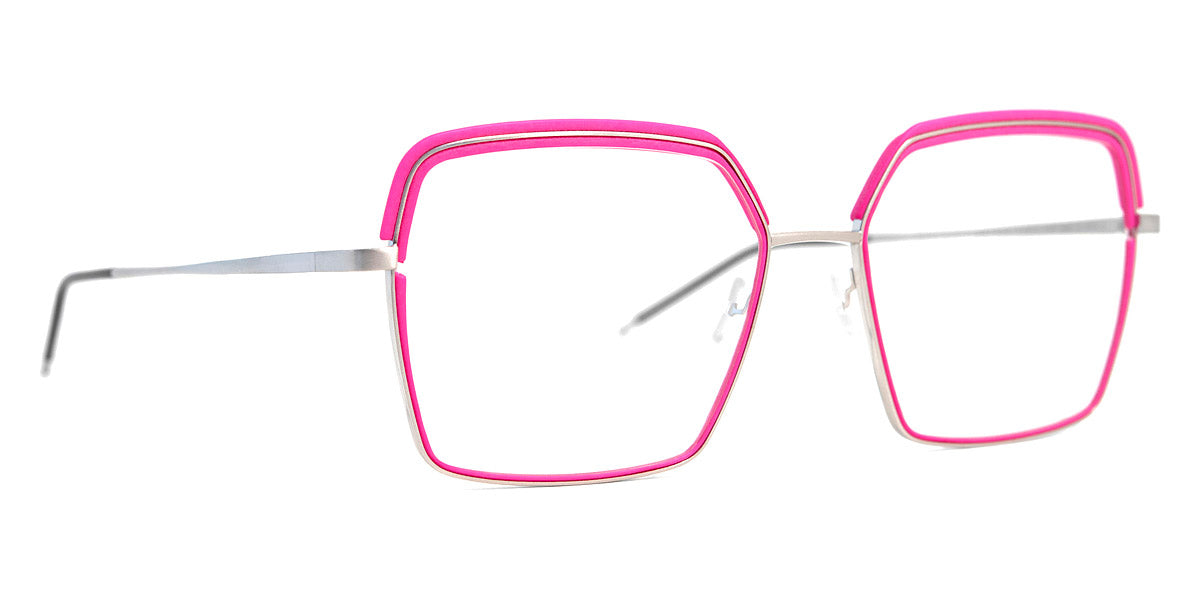 Götti® Daley SLB-FLAMINGO 54 GOT Daley SLB-FLAMINGO 54 - Silver Brushed/Flamingo Eyeglasses