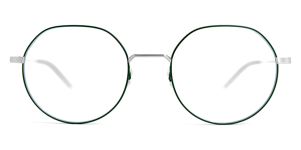 Götti® Dazzo GOT OP Dazzo SLB-GR 49 - Silver Brushed/Green Eyeglasses
