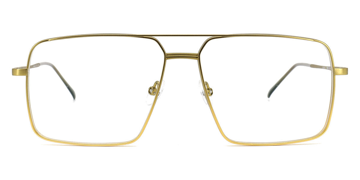 Götti® Denis GOT OP Denis YEM 59 - Apple Green/Yellow Metal Matte Eyeglasses