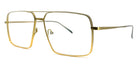 Götti® Denis YEM 59 GOT Denis YEM 59 - Apple Green/Yellow Metal Matte Eyeglasses
