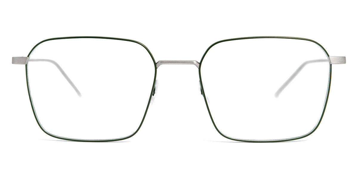 Götti® Derek GOT OP Derek SLB-GR 53 - Silver Brushed/Green Eyeglasses