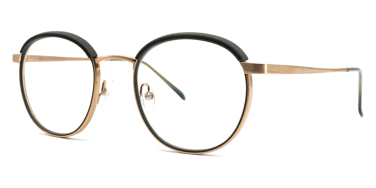Götti® Dirks GLB-SLATE 50 GOT Dirks GLB-SLATE 50 - Gold Brushed/Slate Eyeglasses