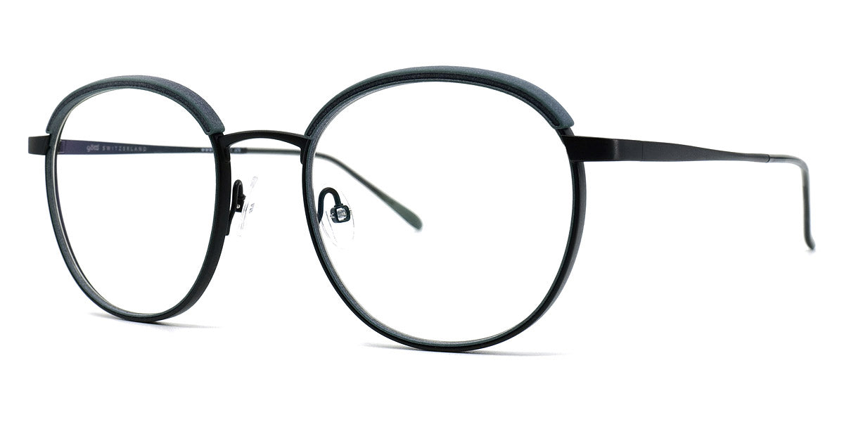 Götti® Dittmar BLKM-TEAL 52 GOT Dittmar BLKM-TEAL 52 - Black Matte/Teal Eyeglasses