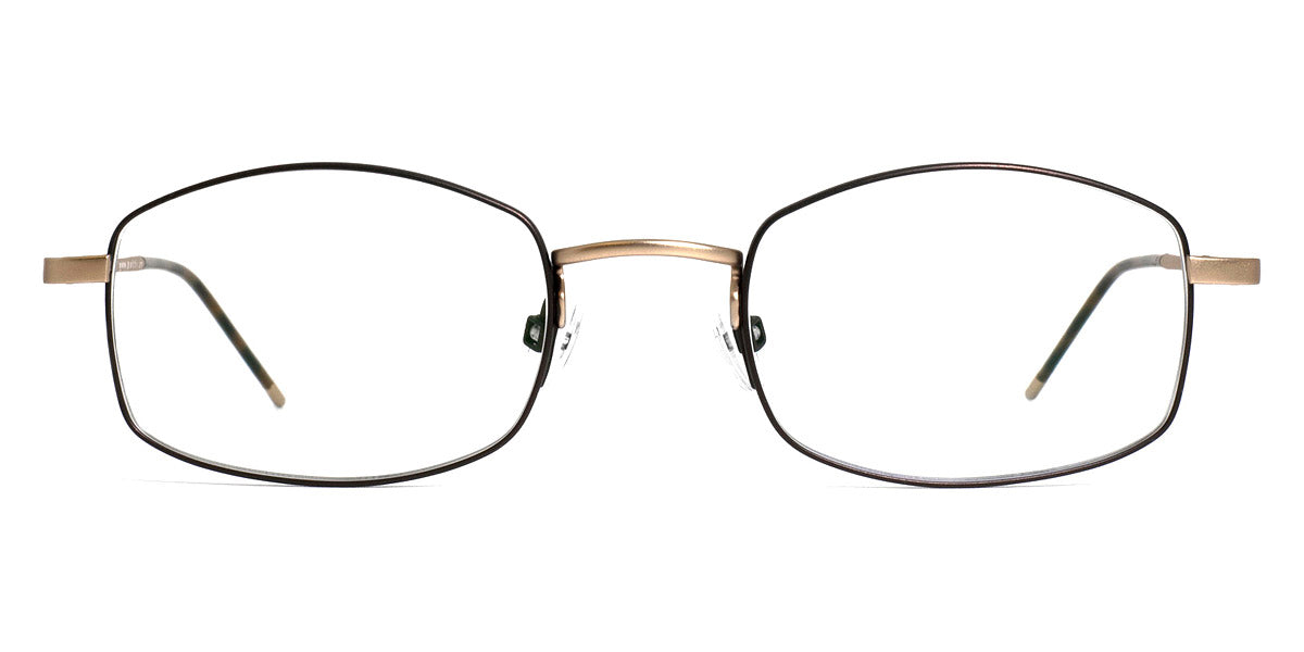 Götti® Dorge GOT OP Dorge GB-BR 47 - Gold Brushed/Brown Eyeglasses