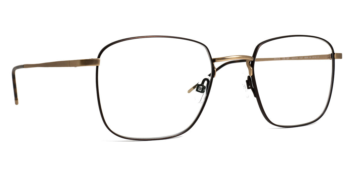 Götti® Dries GB-BR 52 GOT Dries GB-BR 52 - Gold Brushed/Brown Eyeglasses