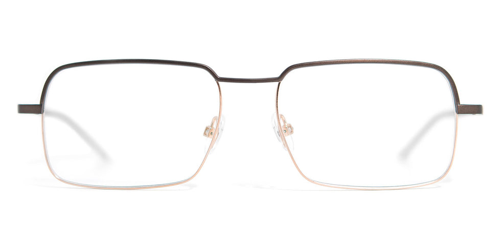 Götti® Gibb GOT OP Gibb GLB-BR 54 - Gold Brushed/Brown Eyeglasses