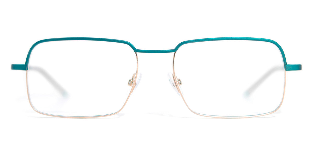 Götti® Gibb GOT OP Gibb PE-GLB 54 - Petrol/Gold Eyeglasses