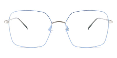 Götti® Greco GOT OP Greco SLS-BB 54 - Silver Satin/Bright Blue Eyeglasses