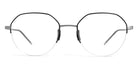 Götti® Greene GOT OP Greene SB-BLKM 49 - Silver Brushed/Black Eyeglasses