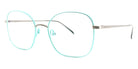 Götti® Gwin GLS-MI 54 GOT Gwin GLS-MI 54 - Silver Satin/Mint Eyeglasses