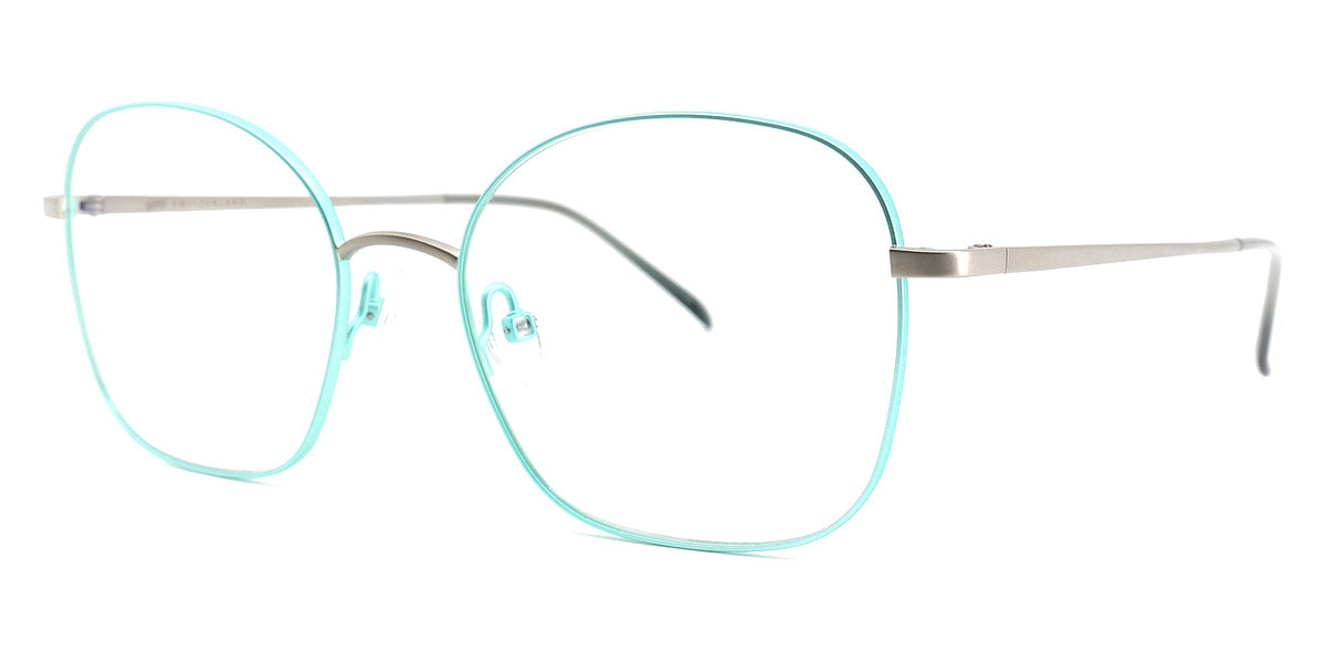 Götti® Gwin GLS-MI 54 GOT Gwin GLS-MI 54 - Silver Satin/Mint Eyeglasses