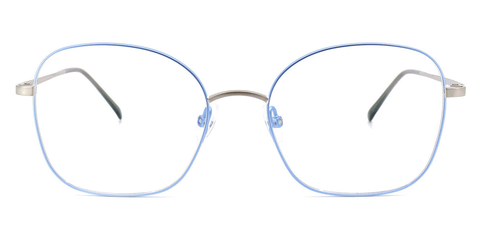 Götti® Gwin GOT OP Gwin SLS-BB 54 - Silver Satin/Bright Blue Eyeglasses