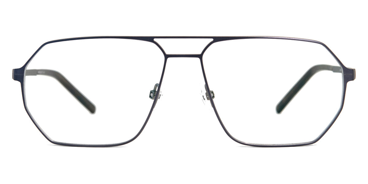 Götti® Janco GOT OP Janco DBM-AS 58 - Blue Matte/Antique Silver Eyeglasses