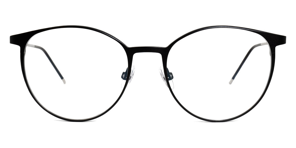 Götti® Leary GOT OP Leary BLKM-S 51 - Black Matte/Silver Brushed Eyeglasses