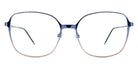 Götti® Lowe GOT OP Lowe VBM 54 - Violet Blue/Bronze Metallic Shiny Eyeglasses