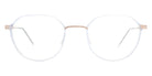Götti® Luini GOT OP Luini GB-WHI 50 - Gold Brushed/White Eyeglasses