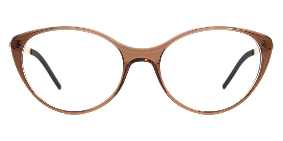 Götti® Maya GOT OP Maya DTB-G 54 - Dark Transparent Brown/Gold Eyeglasses
