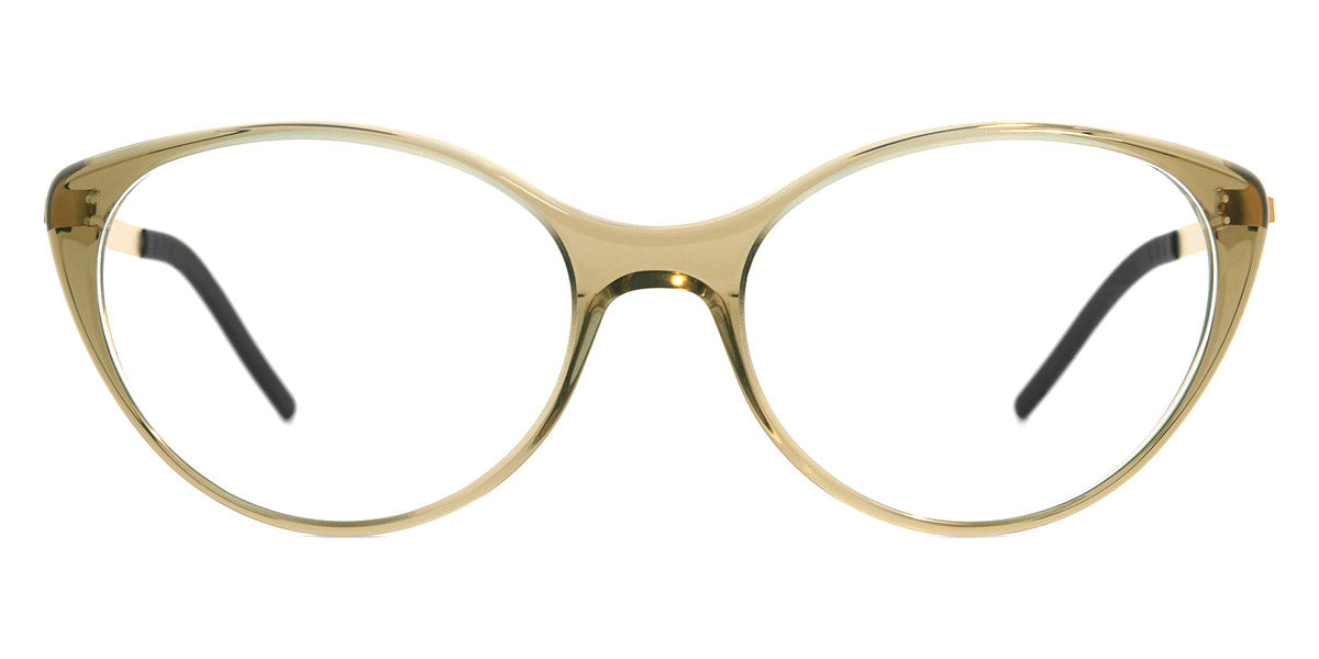 Götti® Maya GOT OP Maya DTO-G 54 - Dark Transparent Olive/Gold Eyeglasses