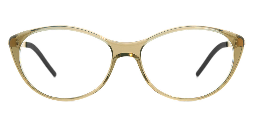 Götti® Melia GOT OP Melia DTO-G 52 - Dark Transparent Olive/Gold Eyeglasses