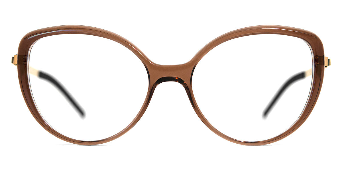 Götti® Melin GOT OP Melin DTB-G 53 - Dark Transparent Brown/Gold Eyeglasses