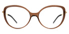 Götti® Melin GOT OP Melin DTB-G 53 - Dark Transparent Brown/Gold Eyeglasses