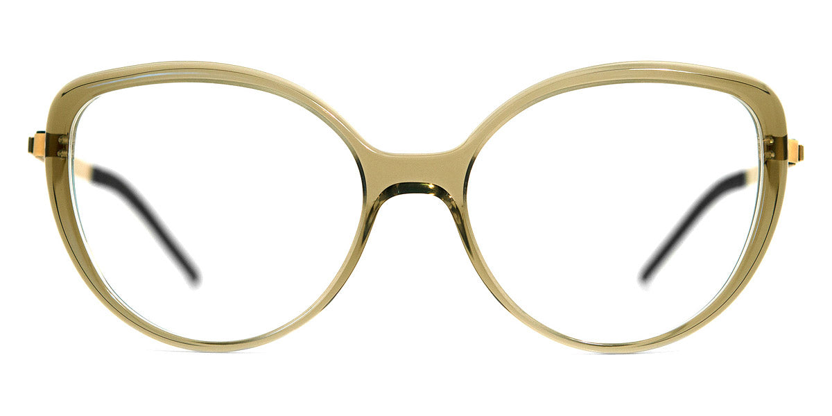 Götti® Melin GOT OP Melin DTO-G 53 - Dark Transparent Olive/Gold Eyeglasses