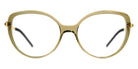 Götti® Melin GOT OP Melin DTO-G 53 - Dark Transparent Olive/Gold Eyeglasses