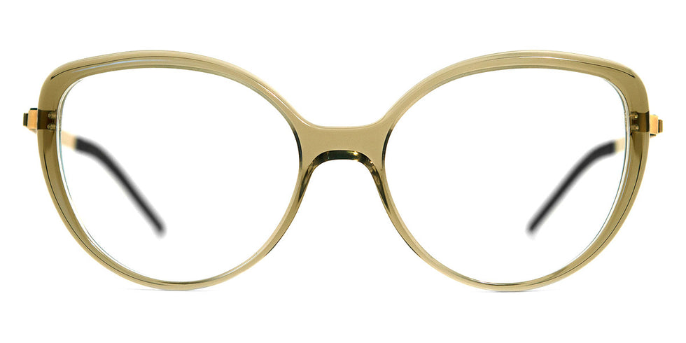 Götti® Melin GOT OP Melin DTO-G 53 - Dark Transparent Olive/Gold Eyeglasses