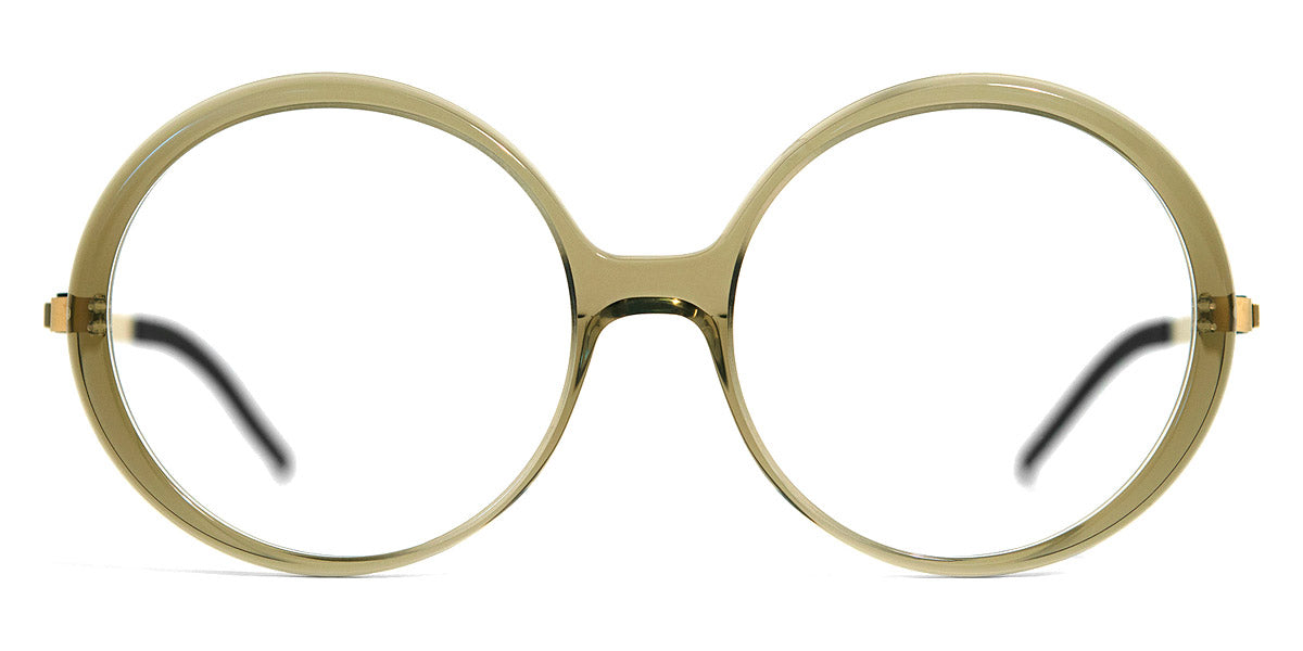 Götti® Merie GOT OP Merie DTO-G 54 - Dark Transparent Olive/Gold Eyeglasses