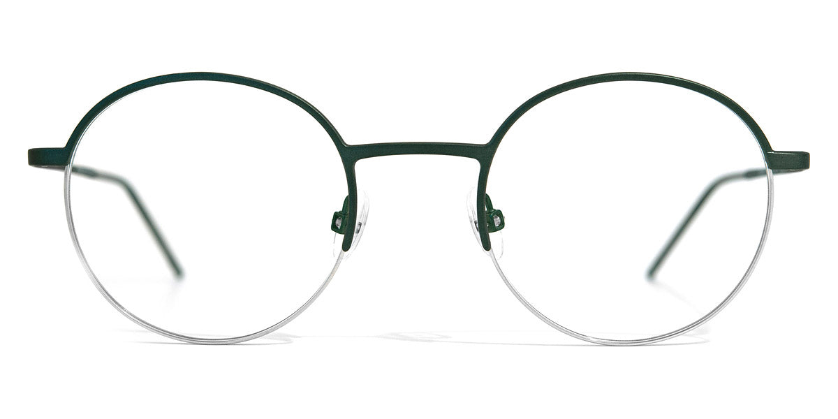 Götti® Quentin GOT OP Quentin SLB-GR 49 - Silver Brushed/Green Eyeglasses