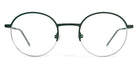 Götti® Quentin GOT OP Quentin SLB-GR 49 - Silver Brushed/Green Eyeglasses