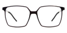 Götti® Rogar GOT OP Rogar DBT-S 55 - Dark Black Transparent/Silver Eyeglasses