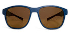 Götti® Adrien GOT SU Adrien DENIM 58 - Denim / Contrast Brown-Gold Mirror Sunglasses