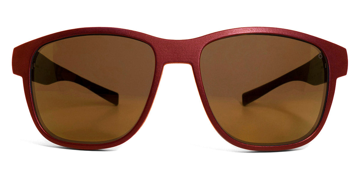 Götti® Adrien GOT SU Adrien RUBY 58 - Ruby / Contrast Brown-Gold Mirror Sunglasses