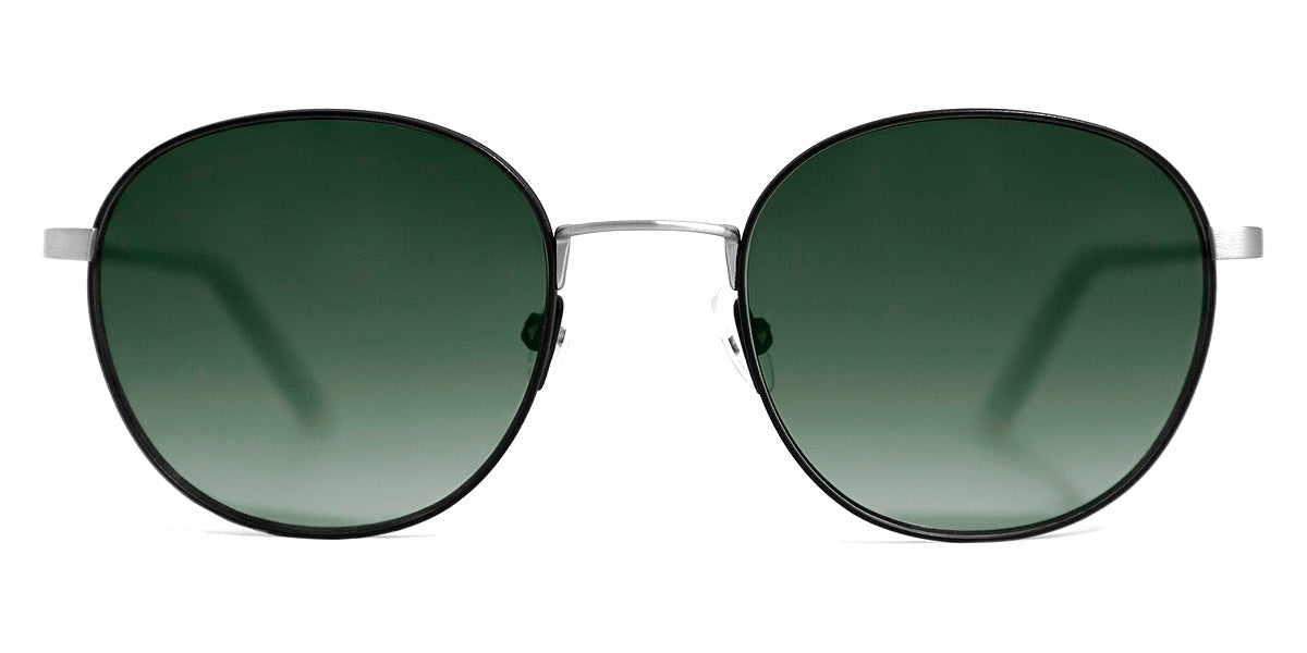 Götti® Arik GOT SU Arik SB-BLKM 51 - Silver Brushed/Black / Forest Sunglasses