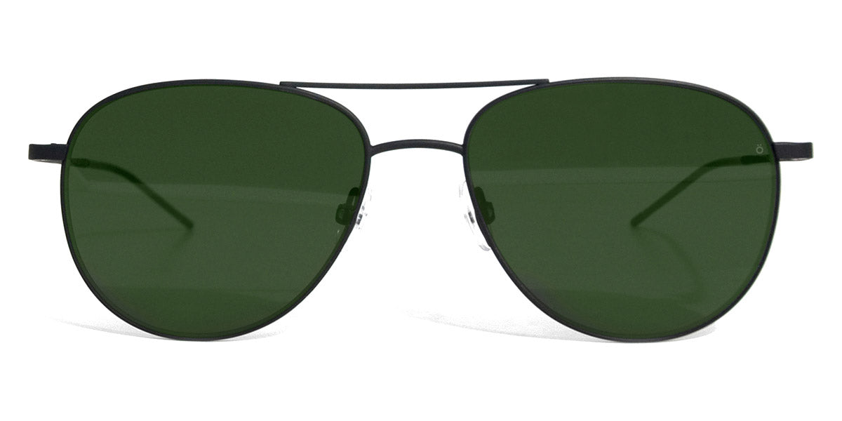 Götti® Damien-S GOT SU Damien-S BLK-M 53 - Black Matte / Green curve 2 Sunglasses