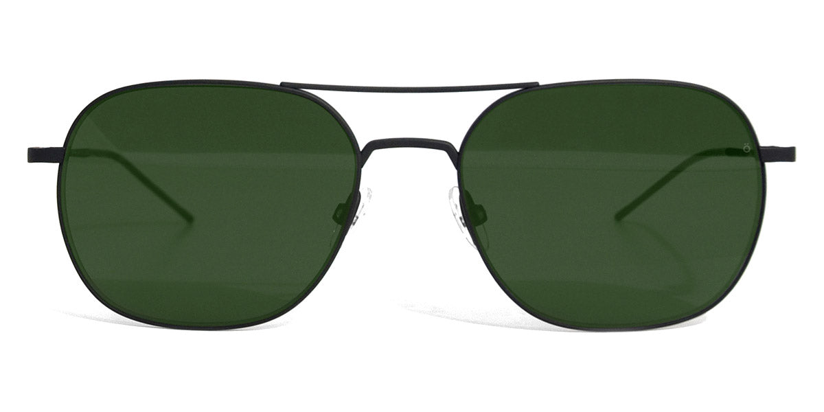 Götti® Darell-S GOT SU Darell-S BLKM 55 - Black Matte / Green curve 2 Sunglasses