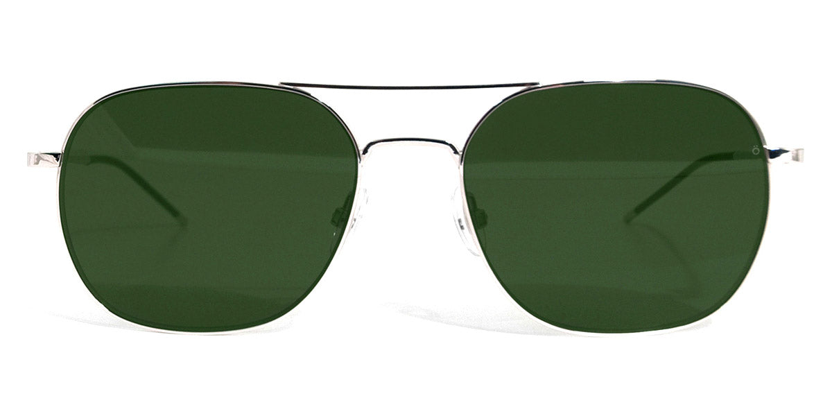 Götti® Darell-S GOT SU Darell-S SLS 55 - Silver Shiny / Green curve 2 Sunglasses