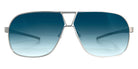 Götti® Yaba GOT SU Yaba SLM-B 65 - Silver Matte/Black / Atlantic Sunglasses