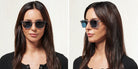 SALT.® GRAYS SAL GRAYS 001 52 - Smoke Grey/Polarized Glass Denim Lens Sunglasses